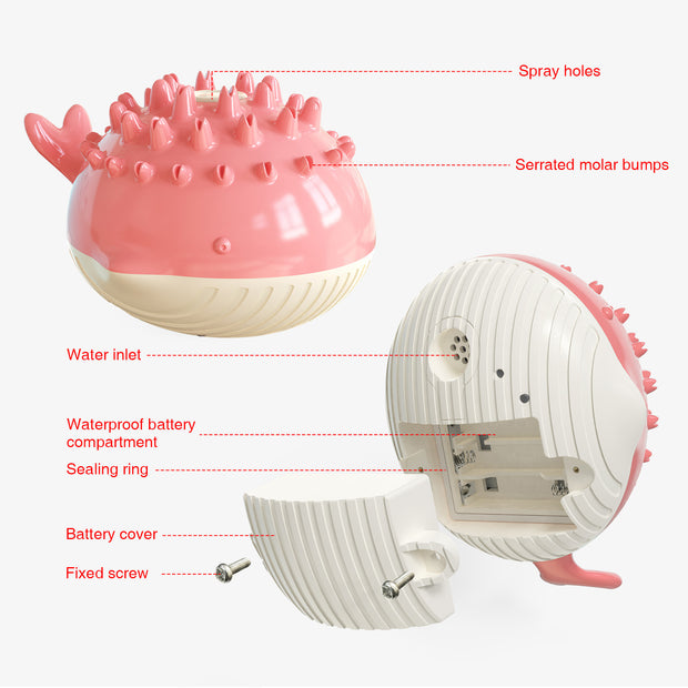 Electric Floating Water Spray Dog Toy – Multi-Functional Bath & Swim Pet Toy