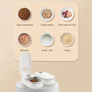 Smart Automatic Pet Feeder with Timer & Stainless Steel Bowl - Pet Souq