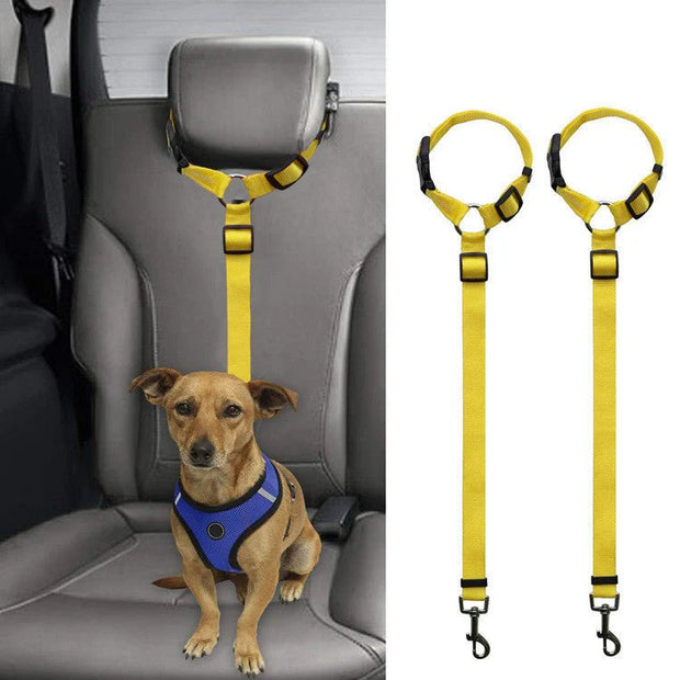 Car Backseat Pet Leash – Safety & Stability Harness for Travel