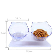 Non-Slip Elevated Pet Bowl – Oblique Mouth Design for Cats & Dogs