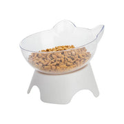 Non-Slip Elevated Pet Bowl – Oblique Mouth Design for Cats & Dogs