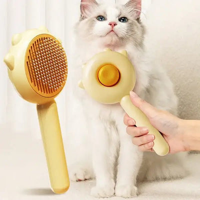 Magic Pet Hair Removal Comb – Massage & Grooming Brush for Cats & Dogs - Pet Souq