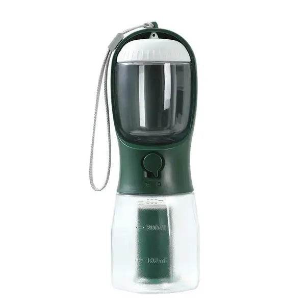 3 - in - 1 Pet Water Bottle – Portable Food, Water & Waste Bag Dispenser - Pet Souq