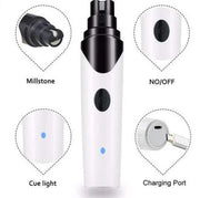 Painless Pet Nail Grinder – Quiet & USB Rechargeable