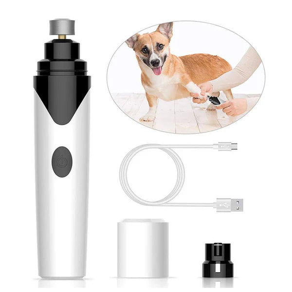 Painless Pet Nail Grinder – Quiet & USB Rechargeable