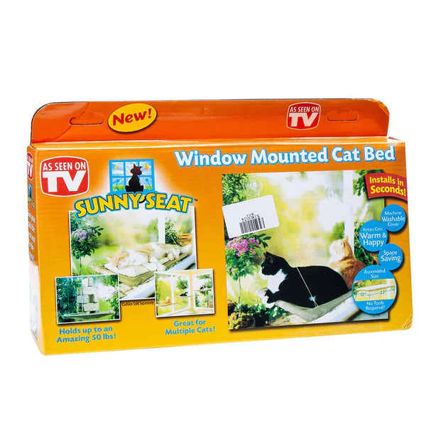 Pet Hanging Cat Bed – Sunny Window Seat Hammock for Comfortable Cats