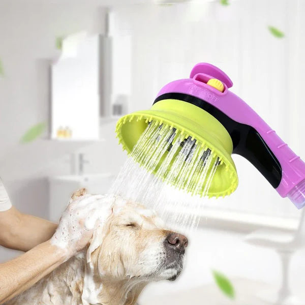 Pet Shower & Massage Kit – Gentle Bathing Tool for Cats & Dogs